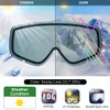 Lunettes de ski Findway Hommes Femmes Lunettes de ski Anti-buée Lunettes de ski Cylindrique Anti-buée Lunettes de neige Protection UV Lunettes de snowboard pour adulte 231021