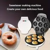 Donut Machine, 7 maszyny pączków jednocześnie, odpowiednie do użytku rodzinnego