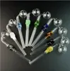 Skull Glass Pipe Pyrex Oil Burner Pipe Colorful Glass Smoking Pipes Color Randomly Send SW21