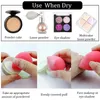 Svampar applikatorer Cotton Black Makeup Applicator Super Soft Sponge Powder Blender Smooth Foundation Contour Blending Puff 231020