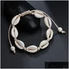 Anklets Anklets Sea Shell Ankle Bracelet For Women Anklet Jewellery Beach Boho Accessories Ancle Bracelets Foot Cheville Bijoux Jewelr Dhnlw