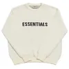 Feel of God Fog Double Thread Essentials Chest Letter High Street Pulls et t-shirts amples pour hommes