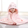 Blankets 80x80cm Born Wrap Blanket Soft Warm Cloak For 0-12 Month Children Bath Towel Infant Swaddle Coral Fleece