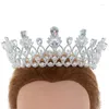 Haarspeldjes Prinsessenkronen HADIYANA Accessoires Sieraden Klassiek ontwerp voor vrouwen Bruiloft met zirkoon BC5258 Tiara Hoofddeksels