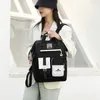 Schultaschen Mitte für Mädchen Teenager Student Rucksack Frauen Campus Nylon Büchertaschen
