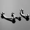 Stud 10Pcs/lot 16G Eyebrow Piercings Internally Threaded Curved Banana Rings Helix Earring Eyebrow Rod in Tongue Lip Rings 231020