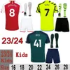 2023 2024 Arsen Saka Home Jerseys Degaard Trossard Jersey Kids Kit + Meias 23 24 Havertz Rice Camisas Away Camisa de Futebol Terceira Criança Conjuntos