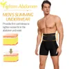 Taillen-Bauchformer LAZAWG Body Shaper Shorts für Männer Abnehmen Bauchkontrolle Panty Mid Trainer Hohe Taille Unterwäsche Oberschenkel Höschen Body Shaper Gym 231020