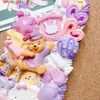 Étuis de téléphone portable faits à la main pour Samsung Galaxy S21 Ultra 5G, dessin animé personnalisé s20 FE, couverture de téléphone s8/s9/s10/s20 plus, coque de crème DIY, cadeau pour fille Q231021