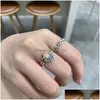 Solitaire Ring 2023 Zomer Damesmode Zon Maan Ster Elegant Temperament Fonkelende Vinger Partij Sieraden Accessoires Cadeau 231019 Dr Dhndj