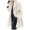Manteau en laine mélangée à capuche pour femme, veste d'hiver, Trench, chaud, Slim, Long, pardessus, vêtements d'extérieur, 231020