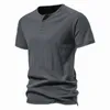 Men's T-skjortor 2023 Vintage Mens T-shirts Summer Soild Color Short Sleeve Tshirt Manlig överdimensionerad topp tee skjorta man kläder punk streetwear