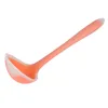 Spoons Small Size Anti Handle Soup Spoon Grade Silicone High-Temperature Nonstick Translucent Kitchen Cooking Tool