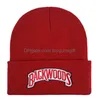 Beanies 1Pcs New Knitted Hat Backwoods Lettering Cap Women Winter Hats For Men Warm Fashion Solid Hiphop Beanie Drop Delivery 18Cri