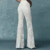 2024 Macacão Vestidos de Noiva com Trem Destacável Calças de Noiva Terno Lace Appliqued Sem Mangas Mulheres Roupas de Noiva Vestidos Backless Custom Made Ali88