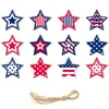 Dekoracja imprezy American Independence Day Holiday Charm Celebration Celebration Prezent Gwiazda