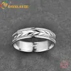 Bröllopsringar Bonlavie 928 Pure Silver Ring Acceptera gravering inuti ringen Polished Ring Bröllop smycken tillbehör gåvor grossist 231021