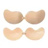 Breast Pad 5Pc Invisible Push Up Bra Backless Strapless Seamless Front Closure Bralette Underwear Women Self-Adhesive Sile Sticky Bh H Dh3I8