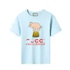 Crianças camisetas designers de luxo tshirts 100% algodão camisas do miúdo menino crianças outwear tshirt para meninas designer diversão padrão roupas cyd23101806