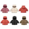 Down Coat Kids Clothes Girls Winter Jackets Fashion Cotton Fleece Warm Hoody Outwear Children Clothing Boy Jacket Windbreaker