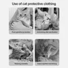 Costumi per gatti Tuta per sterilizzazione per animali domestici Abiti protettivi Sterilizzazione traspirante Recupero facile da indossare per gatti Regolabile