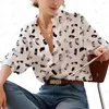 Женские блузки, повседневная рубашка, модный темпераментный топ, Camisa, элегантный женский воротник на пуговицах, всесезонный, свободный крой для среднего возраста, материковый Китай
