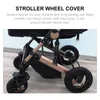 Barnvagnsdelar 4 st bilhjulskåpor Travel trailer tillbehör baby vagn Oxford tyg barnvagn