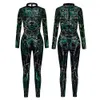 2 Colors the Ultra Technology Pattern 3D Print Sexy Bodysuits Women/men Long Sleeve Cosplay 2023 New Jumpsuit