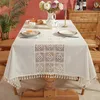 طاولة قطعة قماش Battilo Lace Lace Style Pastoral Tableroth Hollow Out Rectangle Cover Tables Tables Table لتناول الطعام 231020