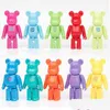 Actiespeelfiguren 10 stuks Bearbrick-actiefiguren Beer 11 cm Pvc-model Diy verfpoppen Kinderspeelgoed Kinderen Verjaardagscadeaus G220420 Drop Dhdoe