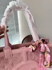 Luxurys Designers Borse Totes Modello ricamato Totes originali di alta qualità Ricamo Borsa shopping casual grande Borsa Tote Borsa Portafoglio Cross Body Fiore Rosa