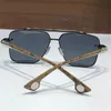 New fashion design square sunglasses 5239 exquisite K gold frame cut lens retro shape popular and generous style high end outdoor UV400 protection glasses