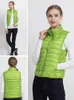 Women's Vests Women Vests Autumn Winter Ultra Light Duck Down Vest Female Slim Sleeveless Jacket Windproof Warm Puffer Waistcoat 4XL 231020