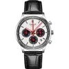 46 mm nuevos relojes de calidad para hombres cronógrafo movimiento de cuarzo esfera negra reloj para hombre multifunción hombre relojes de pulsera de diseño reloj montre