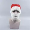 Chapéu de natal moda para crianças e adultos novo chapéu de papai noel outono e inverno chapéu de malha artesanal masculino barba removível chapéu de lã quente