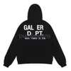 GALERY DEPT DESIGNER GALLERIES HOUDY ALFABETPRINT TRENDY TREND BASICAL CASUAL FOME LOOS KORT T-SHIRT Halva ärm TEES Högkvalitativ modetuva Lanvin Hoodie