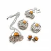 Pendant Necklaces Customize Custom character Cartoon name Cute Unicorn Design Necklaces Earring Bracelet Ring Fashion Jewelry Set Kids Gift 231021