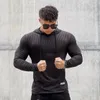 Felpe con cappuccio da uomo Felpe stile primavera e autunno Abbigliamento sportivo fitness Allenamento all'aperto Maglia a maniche lunghe Felpa con cappuccio Pullover con cappuccio M 3 XL 231020