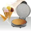 Diğer mutfak aletleri elektrikli çıtır yumurta rulo üreticisi omlet kum demir krep pişirme tavası waffle gözleme fırını diy dondurma koni makinesi eu fiş 231021