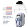 Jet multifonctionnel portable révolutionnaire oxygène hyperbare facial jet peel oxygène pulvérisation de thérapie de thérapie oxygène dôme cutané rajeunitio