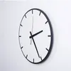 Zegary ścienne Unikalne zegar europejski cichy projekt przemysłowy indoor alarm sypialnia reloJ para paraed home dekoracja luksus