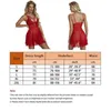 Ensemble sexy femmes sexy dentelle chemise de nuit noeud lingerie pyjamas ensemble babydoll costumes érotiques robes chaudes exotiques + string gratuit 230808