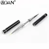 Ferramentas de maquiagem BQAN Preto Cabeça Dupla Alça de Cristal 9mm 11mm Desenho Pincel Liner Pintura Caneta Gel Polonês Nail Art Manicure 231020