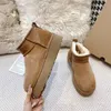 Designer di stivali invernali da donna tazz australian spessa unica uomini caviglia calda cinghie classiche super mini scarpe tasman pantofole da design dimensioni 35-44 76