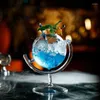 Vinglas Creative Globe Cocktail Glass Transparent Bubble Cups Personlighet Hem Bar Restaurang Goblet Kitchen Party Supplies