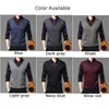 Camicie casual da uomo Uomo caldo pile ispessito casual plaid falso in due pezzi Drees camicia slim fit t-shirt business top uomo maglione base lavorato a maglia 231020