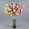 Vente chaude 20 têtes de gazon artificiel noyau pivoine branche soie pivoine fleurs décoratives rouge bleu blanc Orange Bouquets maison jardin bureau salon décoration