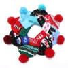 Christmas Hat Fashion For Kids And Adults New Christmas Knitted Hat Short Plush Santa Claus Hat Colorful Glow Knitted Wool Hat