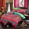 Sängkläder sätter 3D -tröskeluppsättningar Luxury Boho Däcke Cover Set Pillowcase Queen King Size Bedlinen Bedste 231020