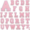 Begrippen 52 Stuks Chenille Letters Voor Kleding Ijzeren Koffie Crème Varsity A-Z Geborduurde Decoratieve Reparatie Applicaties Hoeden Shir